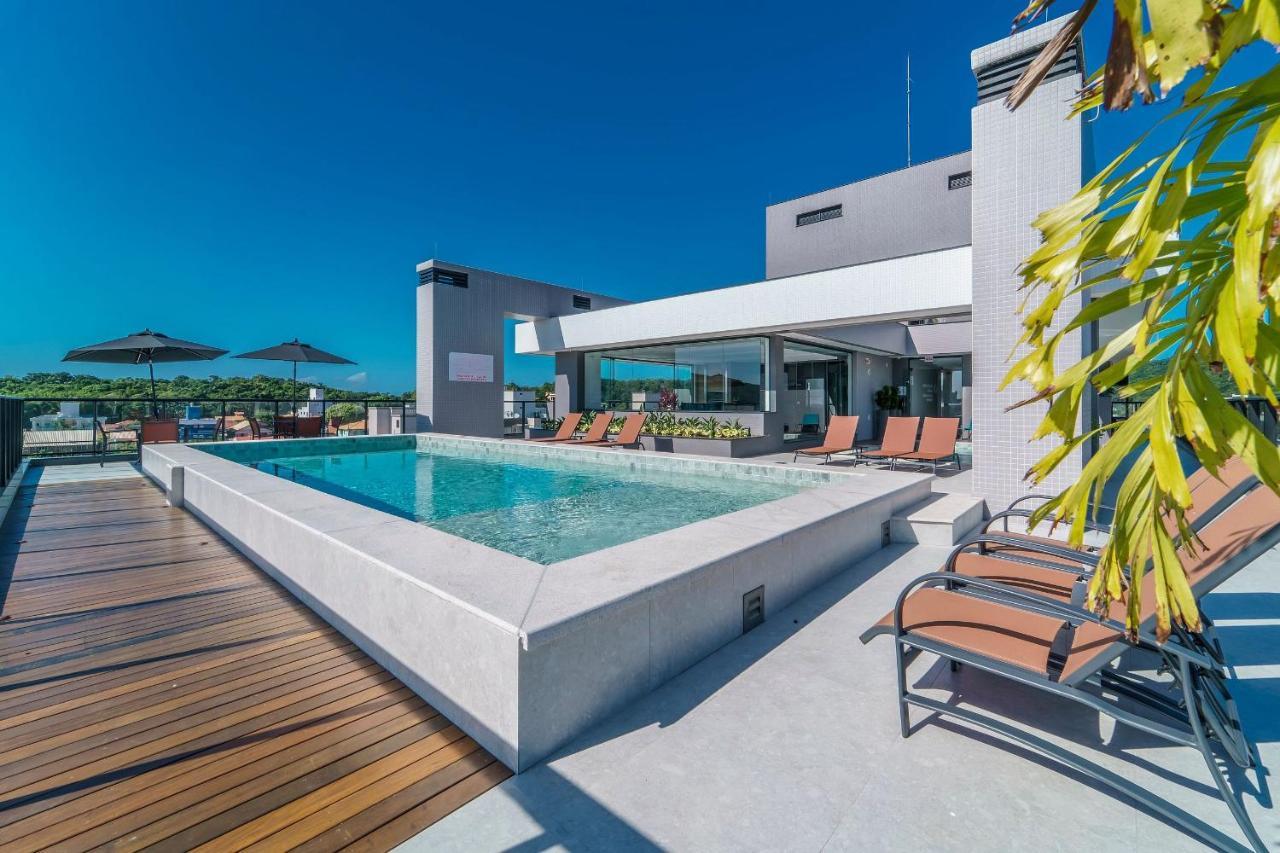 Adra 106 - Apartamento No Centro De Bombinhas - Rooftop Com Piscina E Academia - A Poucos Metros Da Praia - المظهر الخارجي الصورة