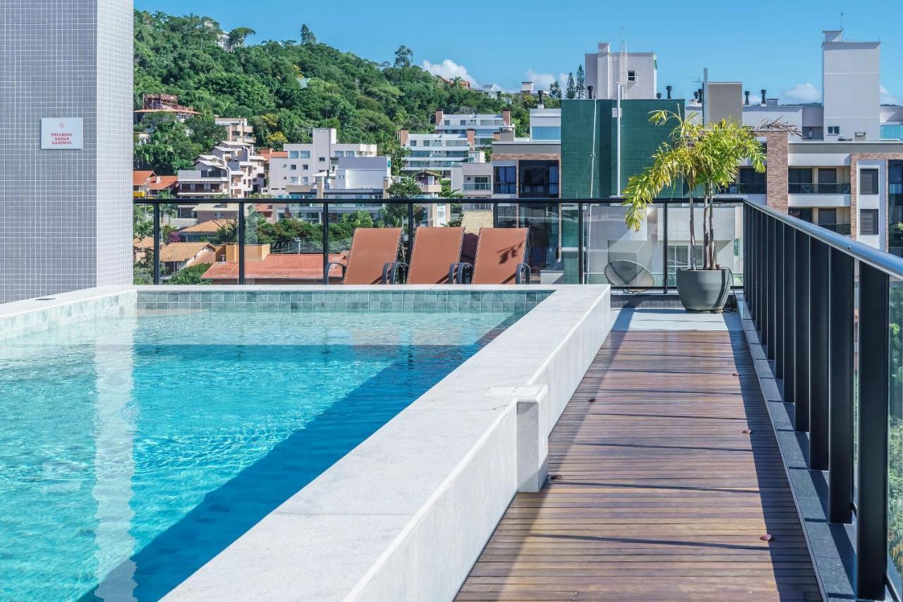 Adra 106 - Apartamento No Centro De Bombinhas - Rooftop Com Piscina E Academia - A Poucos Metros Da Praia - المظهر الخارجي الصورة