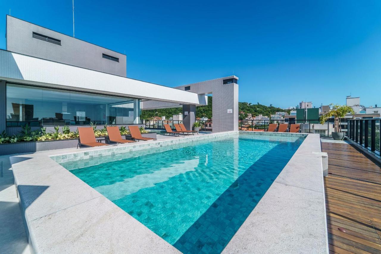 Adra 106 - Apartamento No Centro De Bombinhas - Rooftop Com Piscina E Academia - A Poucos Metros Da Praia - المظهر الخارجي الصورة